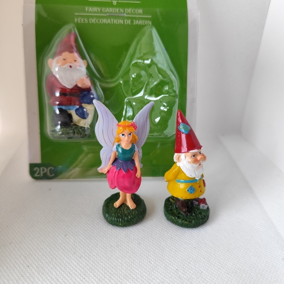 4/$50⭐️Miniature garden gnome and fairy figurines lot of 3 - Picture 6 of 6